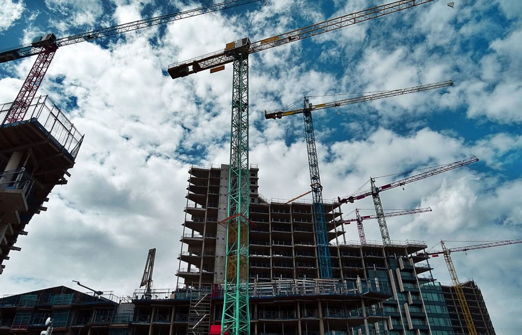 Construction building site