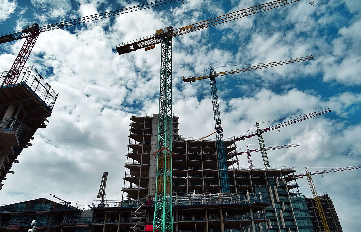 Construction building site